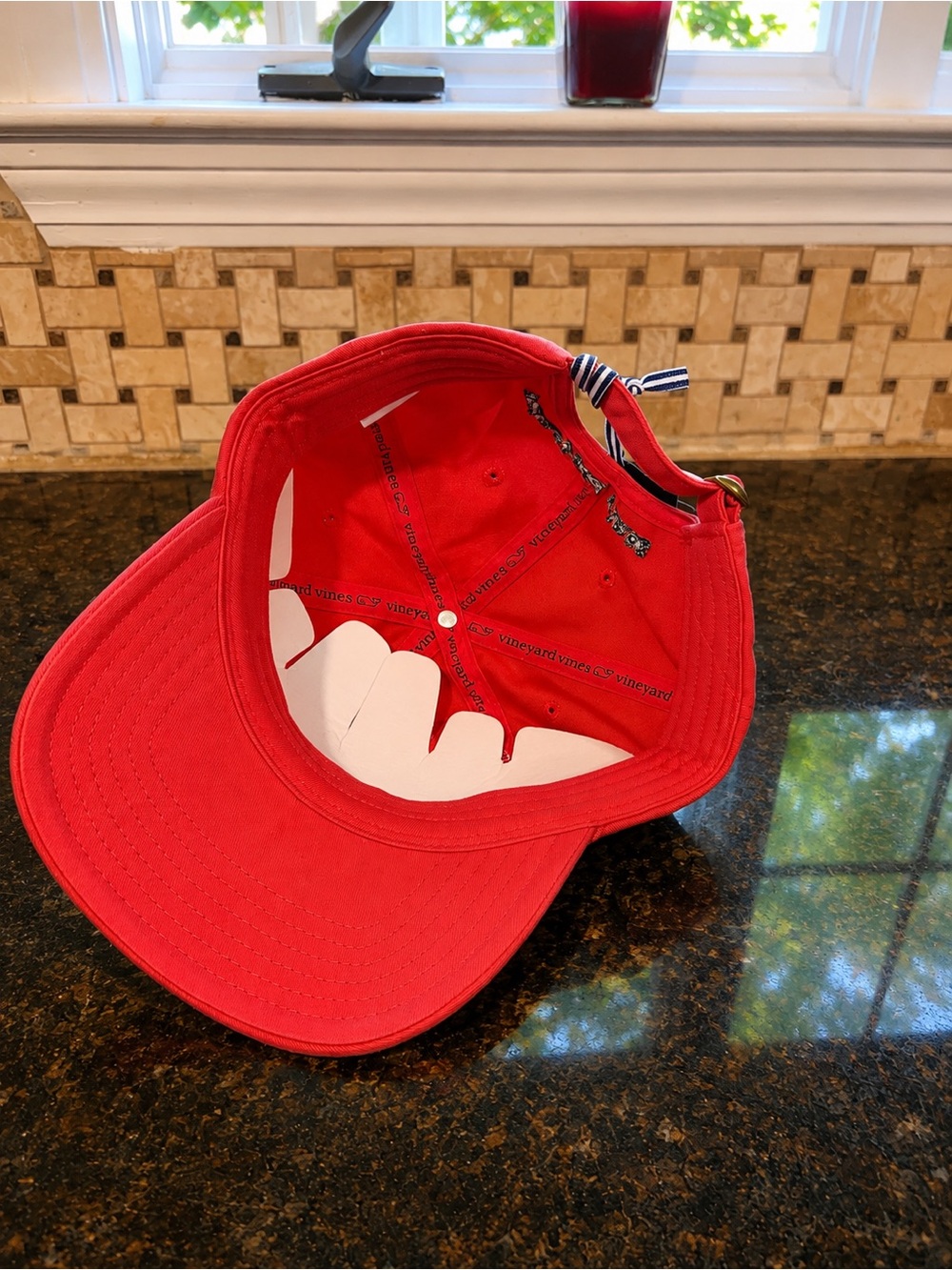 NWT Vineyard Vines x Grateful Dead Hat Red Dancing Bear Limited Edition - Picture 3 of 7
